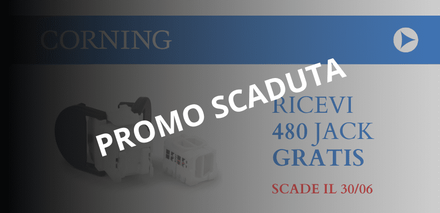 Approfitta della promo Corning e ricevi 480 jack gratis